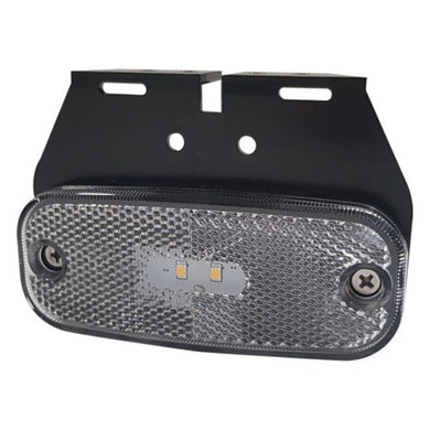 247 SIDE MARKER LED 12/24V WHI C/W BKT 4