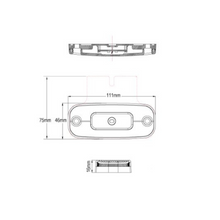 LED Amber Side Marker Lamp
