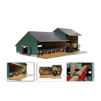 Kids Globe Cattle & Machinery Farm Shed