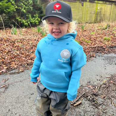 Kids Sheep Game Hoodie (blue)