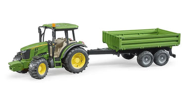 Bruder John Deere 5115M with Tipping Trailer