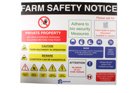 Farm Safety Sign