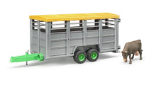 Bruder Livestock Trailer With Cow