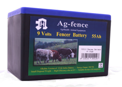 Fenceman Battery 9V 55Ah Alkaline - Sheepproducts.ie
