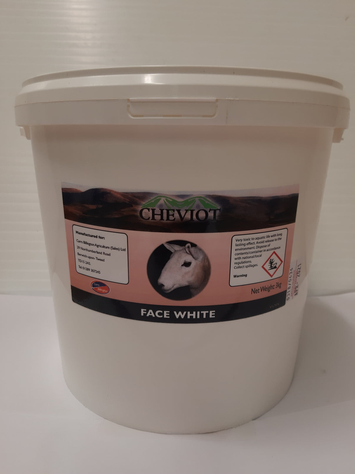 Cheviot (Face White) 3Kg - Sheepproducts.ie