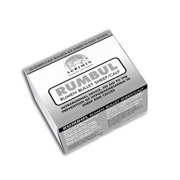 Agrimin Rumbul (Magnesium bullets) – Sheepproducts.ie